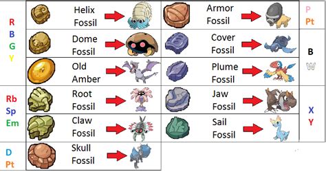 root fossil vs claw pokemon.